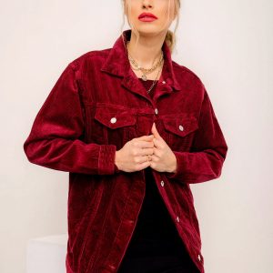 BSL Burgundy Corduroy Jacket