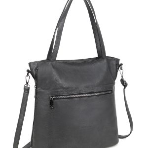 Grey women's bag LUIGISANTO