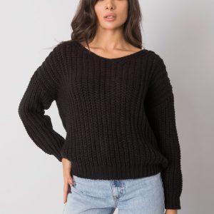 Black knitted sweater Worthington RUE PARIS