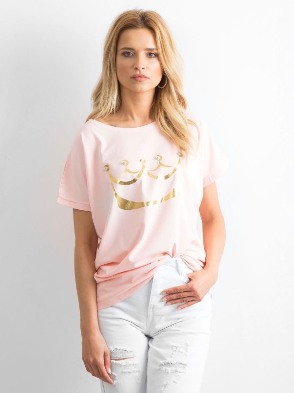 Pale pink T-shirt Kingdom