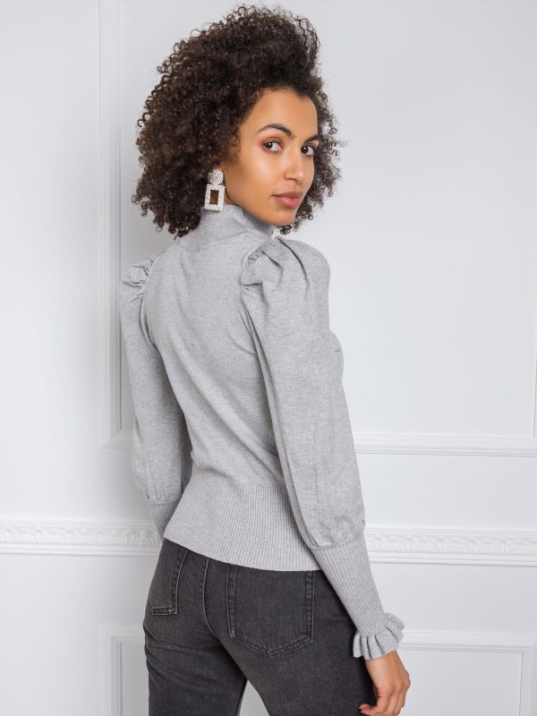 Grey sweater by Rebecca