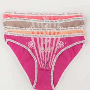 Panties with print 4 pieces