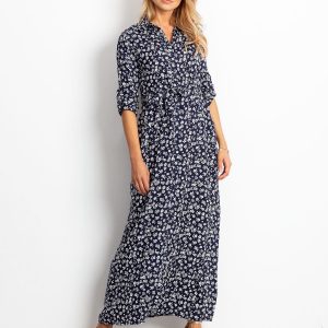 RUE PARIS Navy Blue Dress Icon