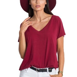 Burgundy t-shirt Emory