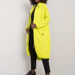 Lime sweatshirt with pockets Saige