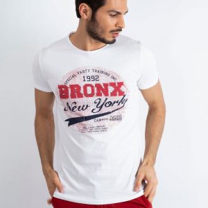 White Bronx Men's T-Shirt