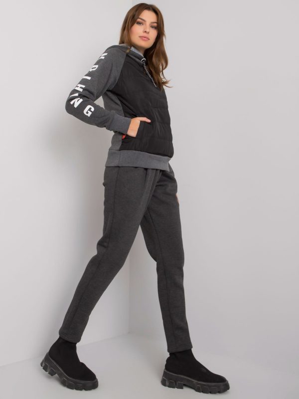 Dark grey sweatsuit set Danika