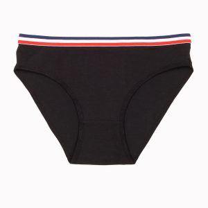 Women's Black Cotton Panties