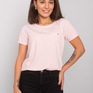 Pink melange T-shirt Transformative