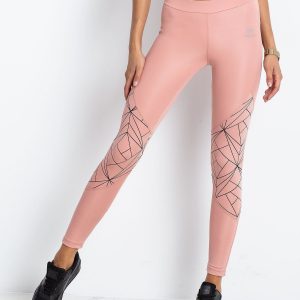 TOMMY LIFE Dirty Pink Print Leggings