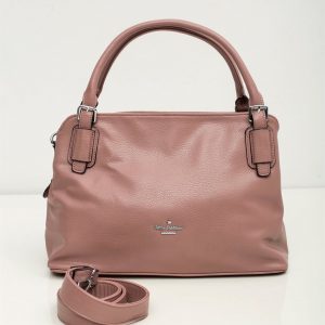 Pink Eco Leather Olong Bag