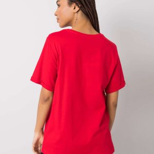 Red T-shirt with print Zuri