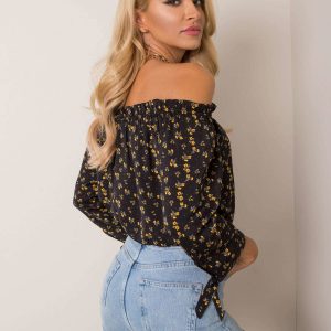 Black and yellow blouse Meadow SUBLEVEL