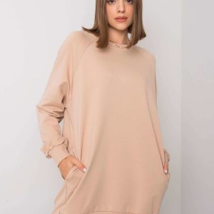 Ruari beige hooded sweatshirt