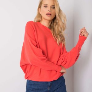 Albertina coral oversize sweater