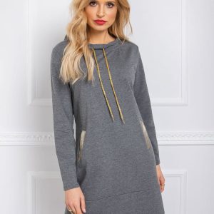 Dark grey dress Julianna RUE PARIS