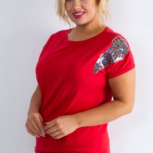 Red T-shirt Magically PLUS SIZE