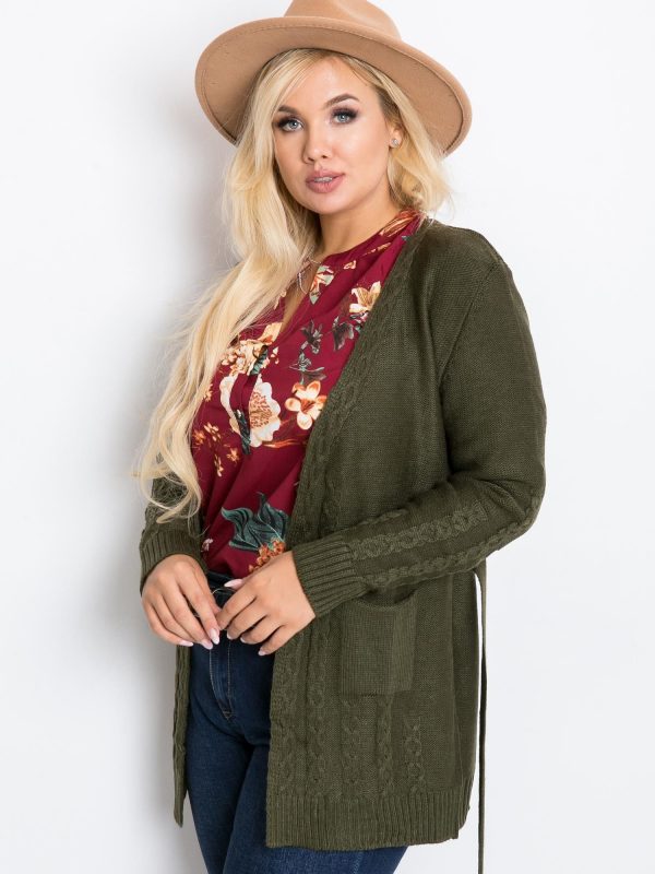 Khaki sweater plus size Vibe