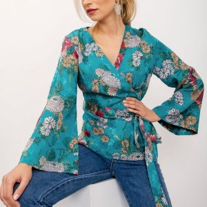 BSL Women's Turquoise Blouse