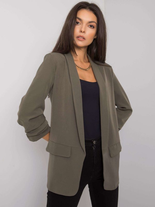 Khaki jacket for women Eva OCH BELLA