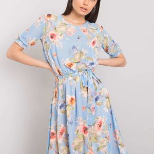 Blue Maelle Floral Dress