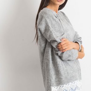 RUE PARIS Grey sweater World