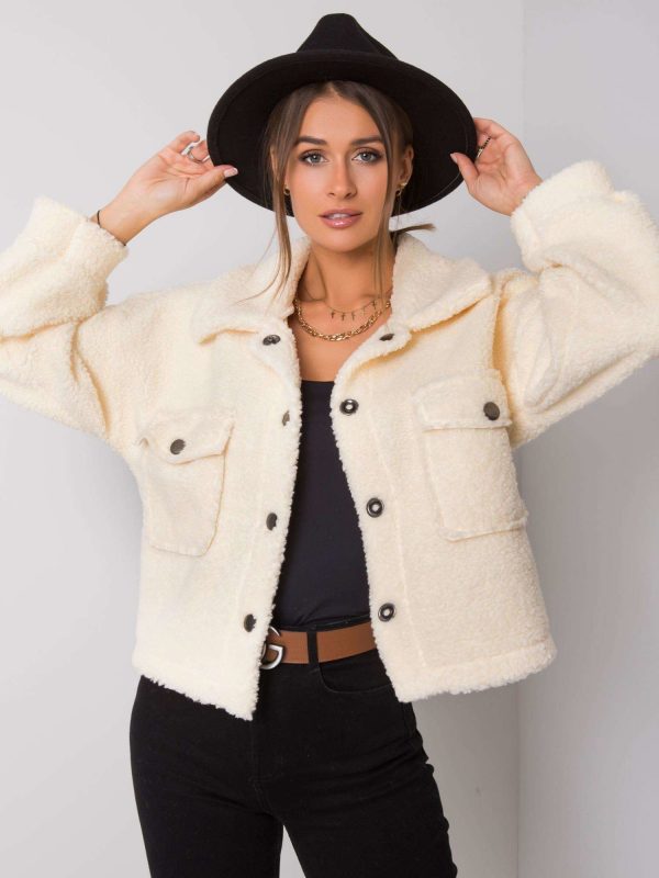 Jenelle Cream Fur Jacket