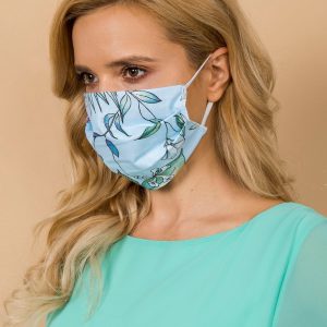 Light blue reusable protective mask