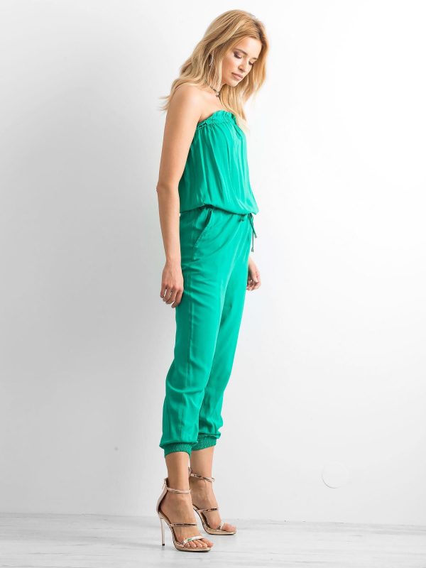 BY O LA LA Green jumpsuit