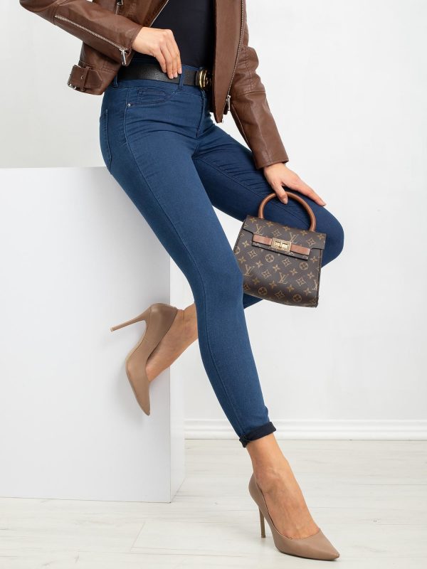 RUE PARIS Dark blue pants Sarah