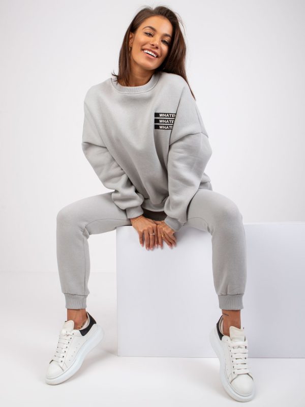 Grey Bradford Two Piece Tracksuit Set