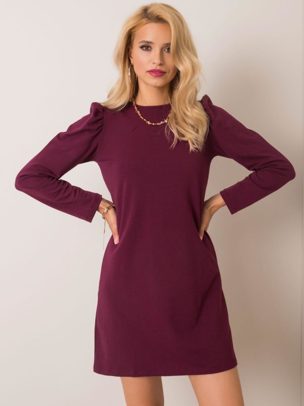 Burgundy dress Mariah RUE PARIS