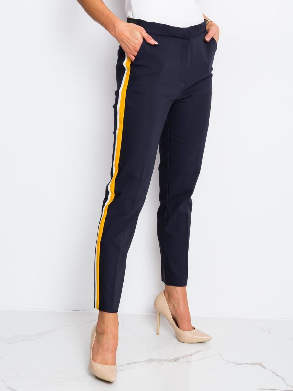 RUE PARIS Navy blue pants Vince