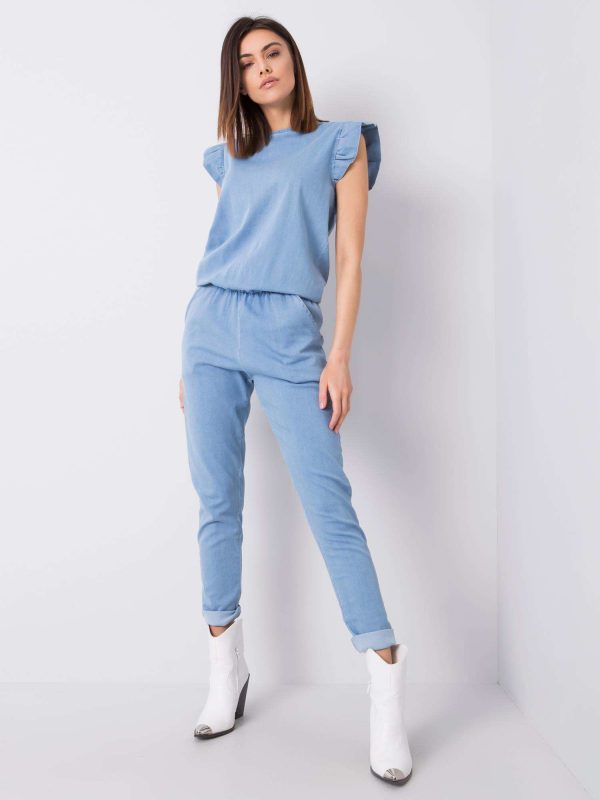 Blue denim jumpsuit Tokyo