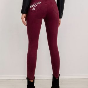 Burgundy jeans Duchess