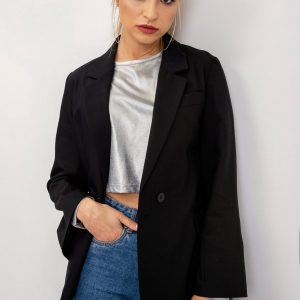 BSL Black Double Breasted Blazer