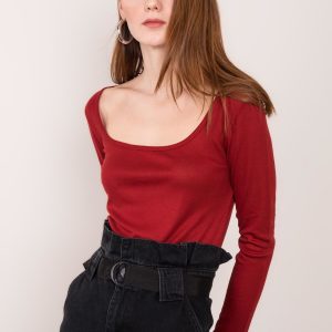 BSL Women's Dark Red Bodysuit