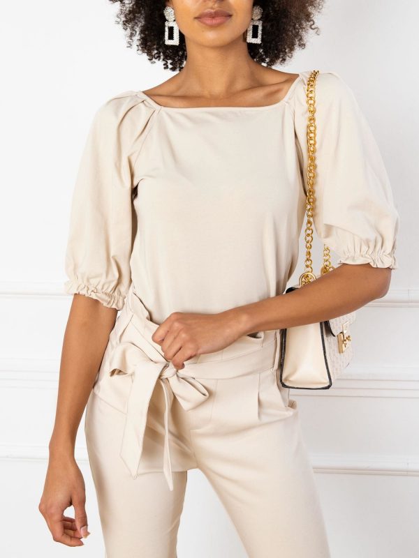 Beige blouse Elodie