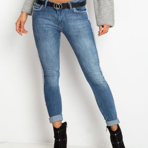 RUE PARIS Blue Tracy jeans