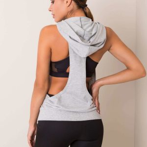 Grey vest Active FOR FITNESS