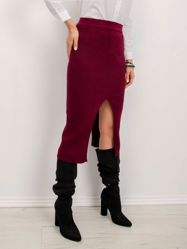 BSL Burgundy skirt