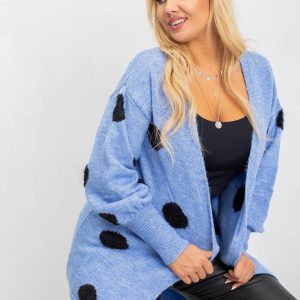 Nicki's blue plus size sweater