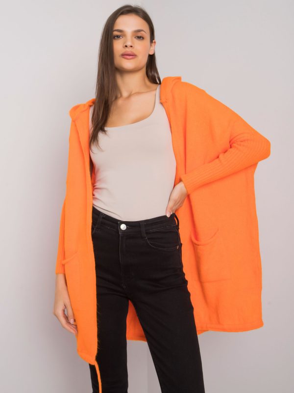 Orange cardigan Patty RUE PARIS