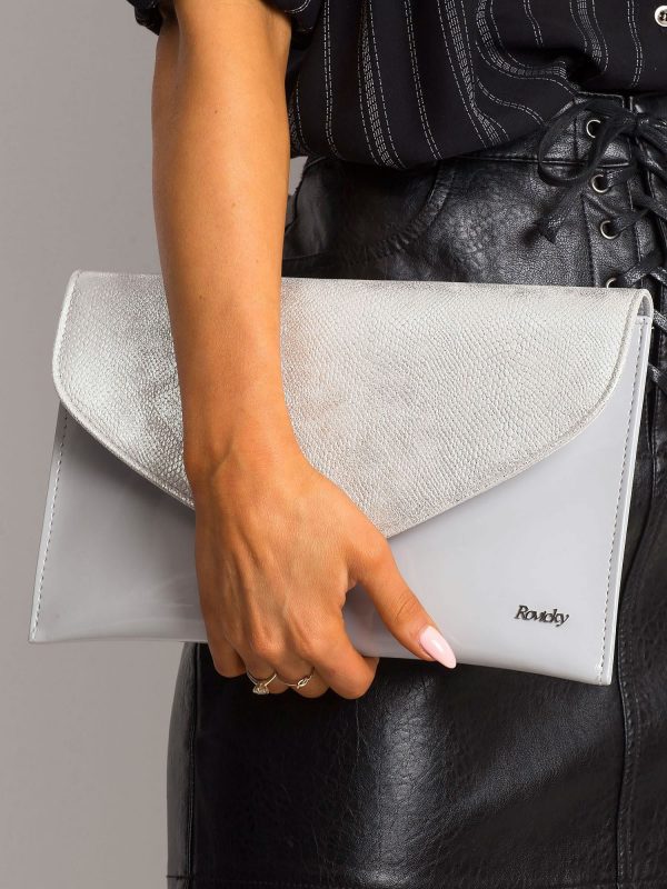 Light Grey Elegant Clutch