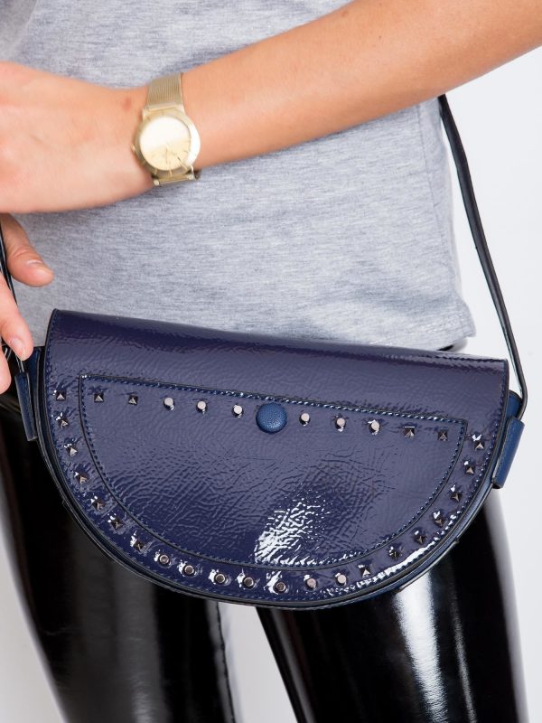 Dark blue saddle bag