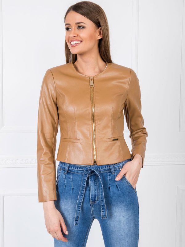 Dark beige jacket Stella