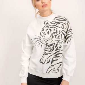 BSL Ecru print sweatshirt