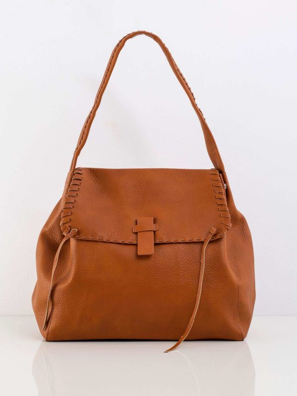 Brown Soft Flip Bag