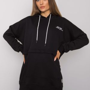 Edna Black Hoodie