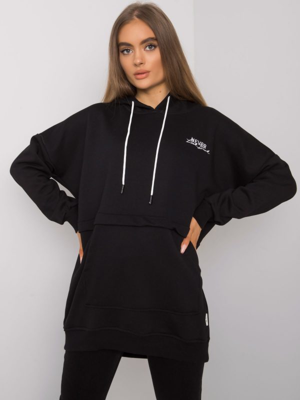 Edna Black Hoodie